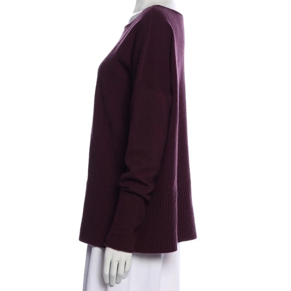 Cashmere Bateau Neckline Sweater - Size M - Picture 5 of 5